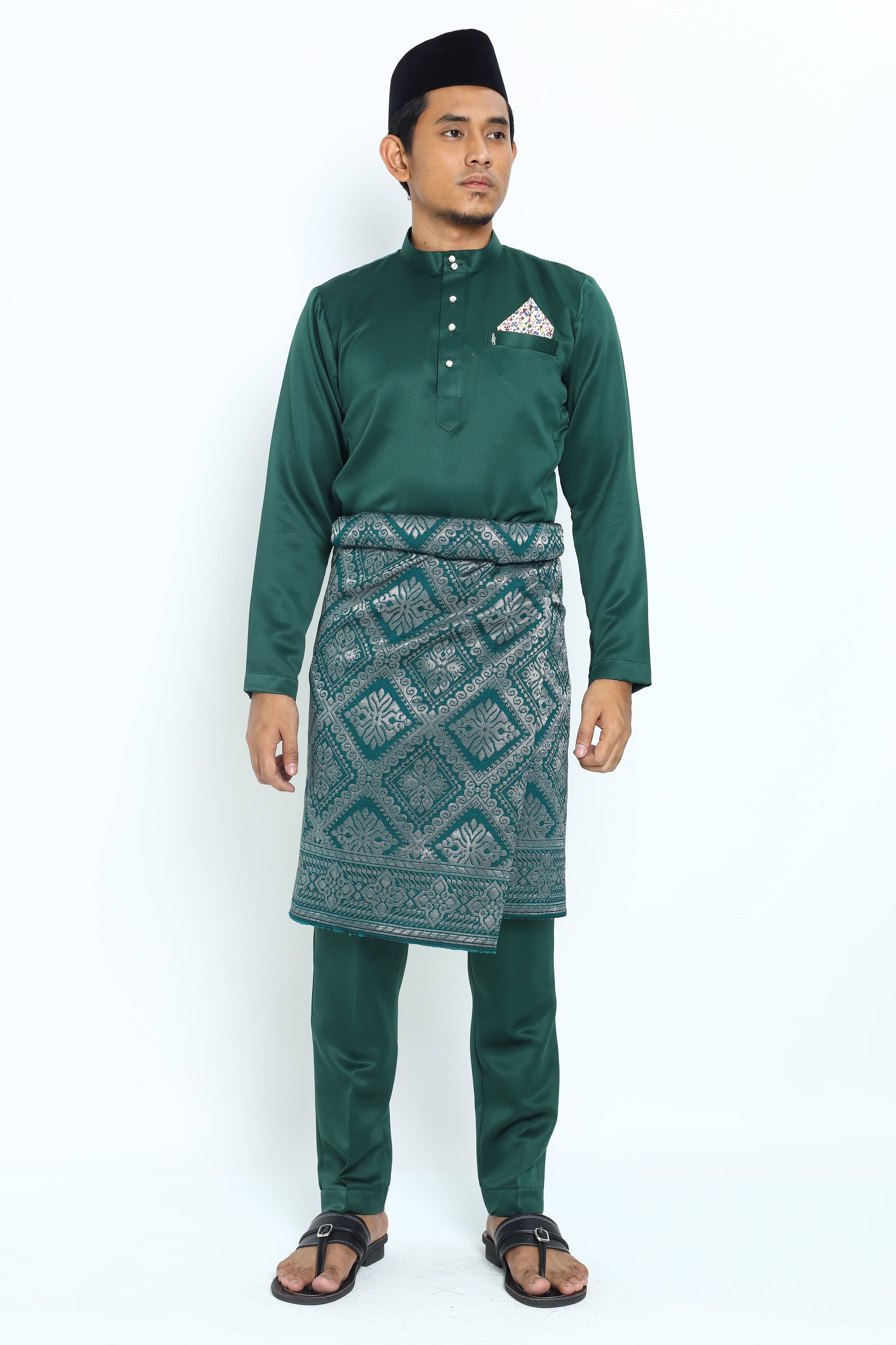  Baju  Melayu  Far8 Emerald  Green  FAR8